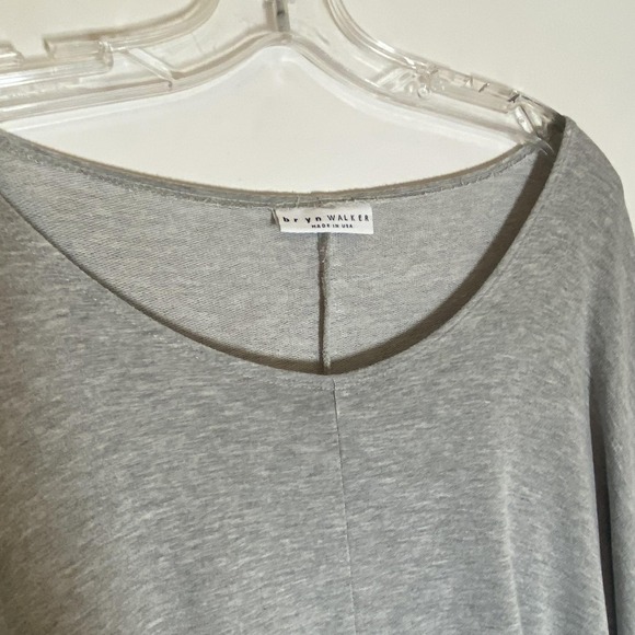Bryn Walker Top Womens Large Gray Dolman Sleeve Scoop Neck Tunic USA Oversized - Picture 7 of 15